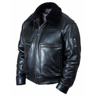 Куртка пилот Top Gun 2 black natural (Art.123)